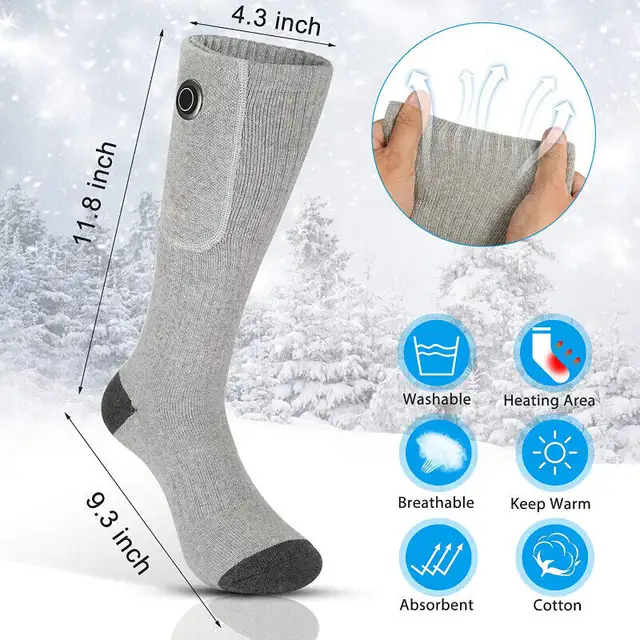 Heated Socks,Rechargeable Battery Heated Socks Kit in Other in City of Toronto - Image 3