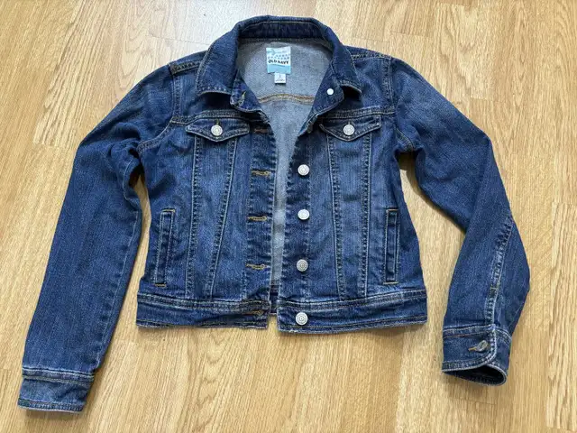 Old Navy Girls Denim Jacket – Classic Blue, Size L