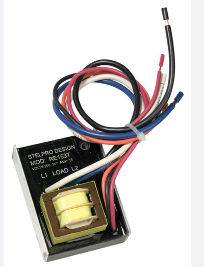Stelpro RE153T Relay C/W Transformer 208-347V 15A for ALUX3, View more