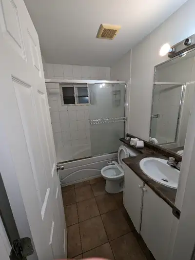 3 bedroom 1 bathroom basement available