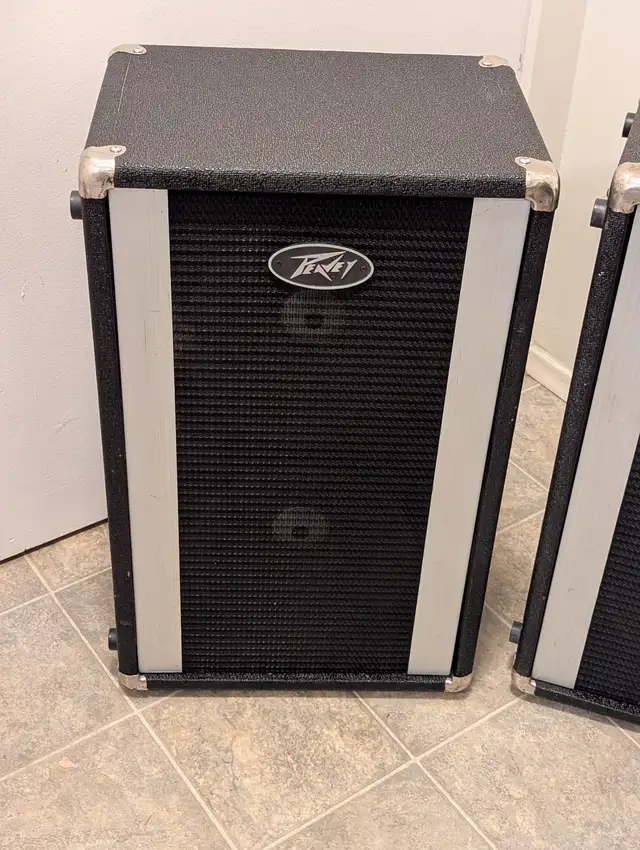 Peavey Stage Monitors Dual 10" Woofers 70 Watts 16 Ohms 1980's in Stereo Systems & Home Theatre in Red Deer - Image 4