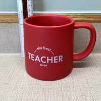 Ceramic The Best Teacher Ever Coffee Mug / Cup