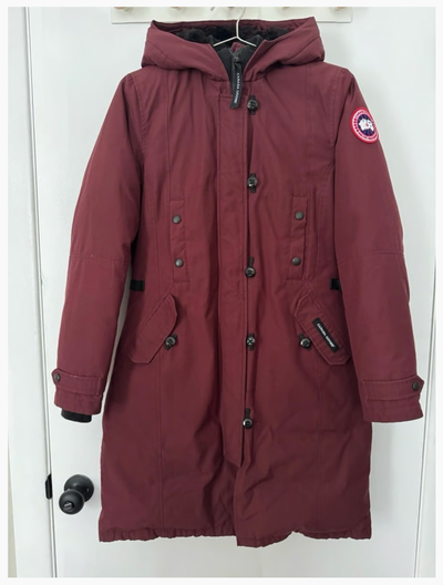Canada Goose Kensington Parka Burgundy Jacket Fusion Fit - ❌ Fur, View more