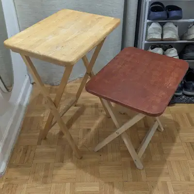 Portable Folding Real Wood TV Bed Tray\Dinner Table Furniture Bl, View more