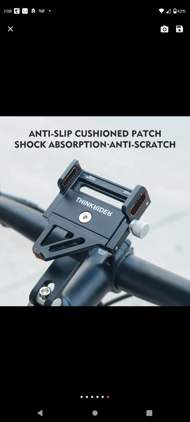 Phone holder for bikes in Other in Edmonton