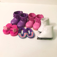 Funrise Our Generation 18 Inch Doll Shoes Boots Skates Sandals