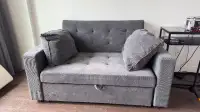 Canapé-lit gris