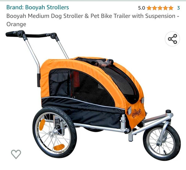 Booyah Pet Stroller and Bike Trailer in Other in Summerside