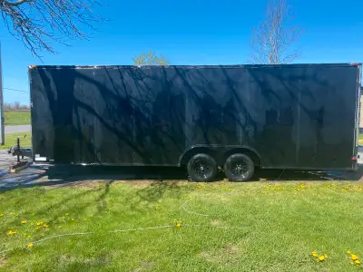 Caliber 24FT Cargo Trailer Complete service just done with new axle,bearings,wiring and brakes check...