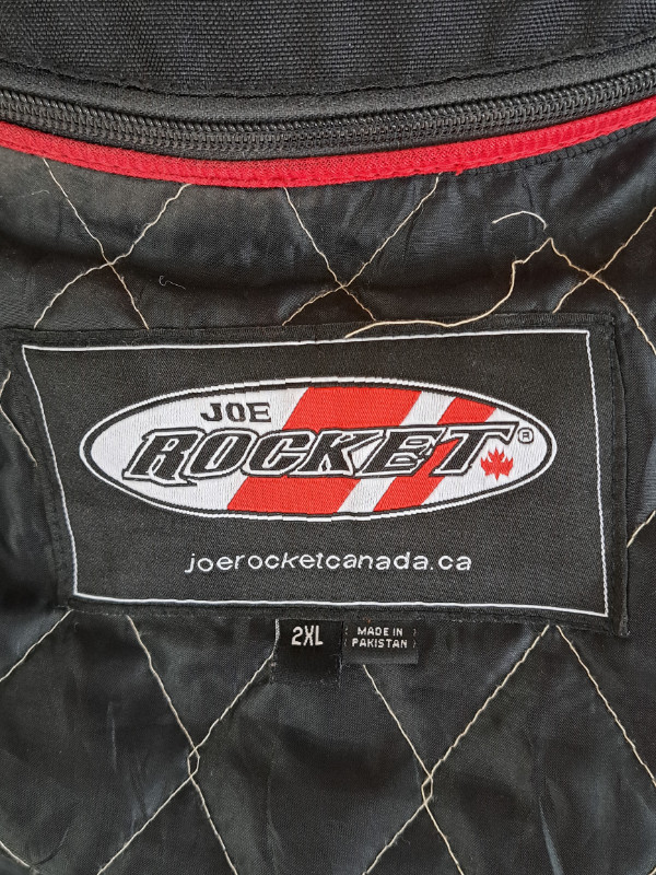 Joe rocket mens leather motorcycle jacket XXL in Men's in Pembroke - Image 3