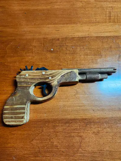 Toy wooden gun, View more