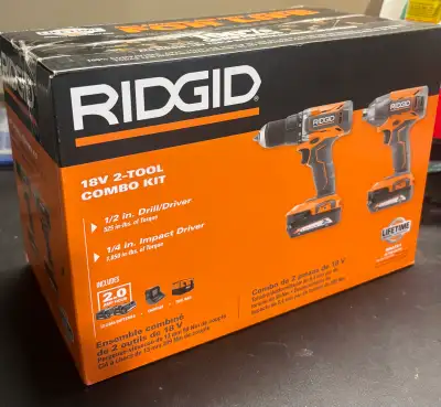 Ridgid combo kit, View more