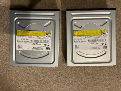 Two (2) DVD-RW internal Drives Black, View more