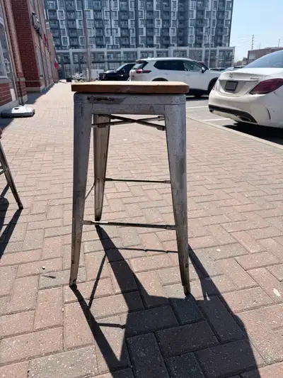 Industrial Style Metal Stool – Rustic / Vintage, View more