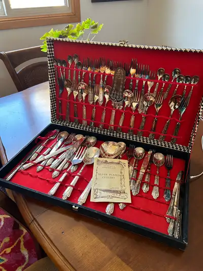 Silver plated cutlery, View more