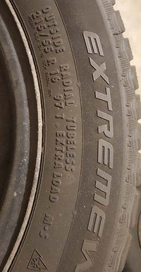 215/55/16 Winter tires on Rims, Passat