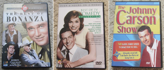 The Best Of Bonanza, Best Of TV Comedy, or Johnny Carson on DVD in CDs, DVDs & Blu-ray in London
