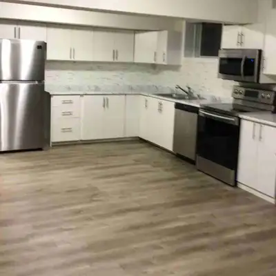 Spacious 2-bedroom unit in a quiet complex, featuring a very large living room, generous kitchen, an...