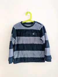6T Uniqlo Kids x Disney fleece stripes shirt size 120