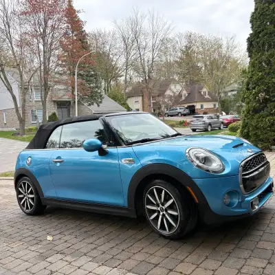 MINI Cooper S Cabriolet 2016 — Manuelle — Toit Union Jack ☀️ 132 000 km Magnifique MINI Cooper S déc...