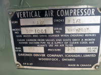 Air compressor, Gardner Denver