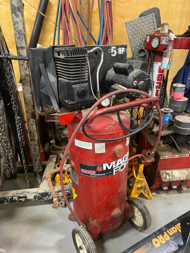 5hp air compressor for sale  