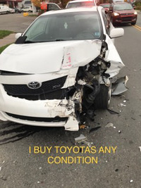 BUYING TOYOTA VEHICLES FOR PARTS