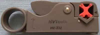 HV Tools HV332 Coaxial Cable Stripper for RG 58 RG59 RG6, View more