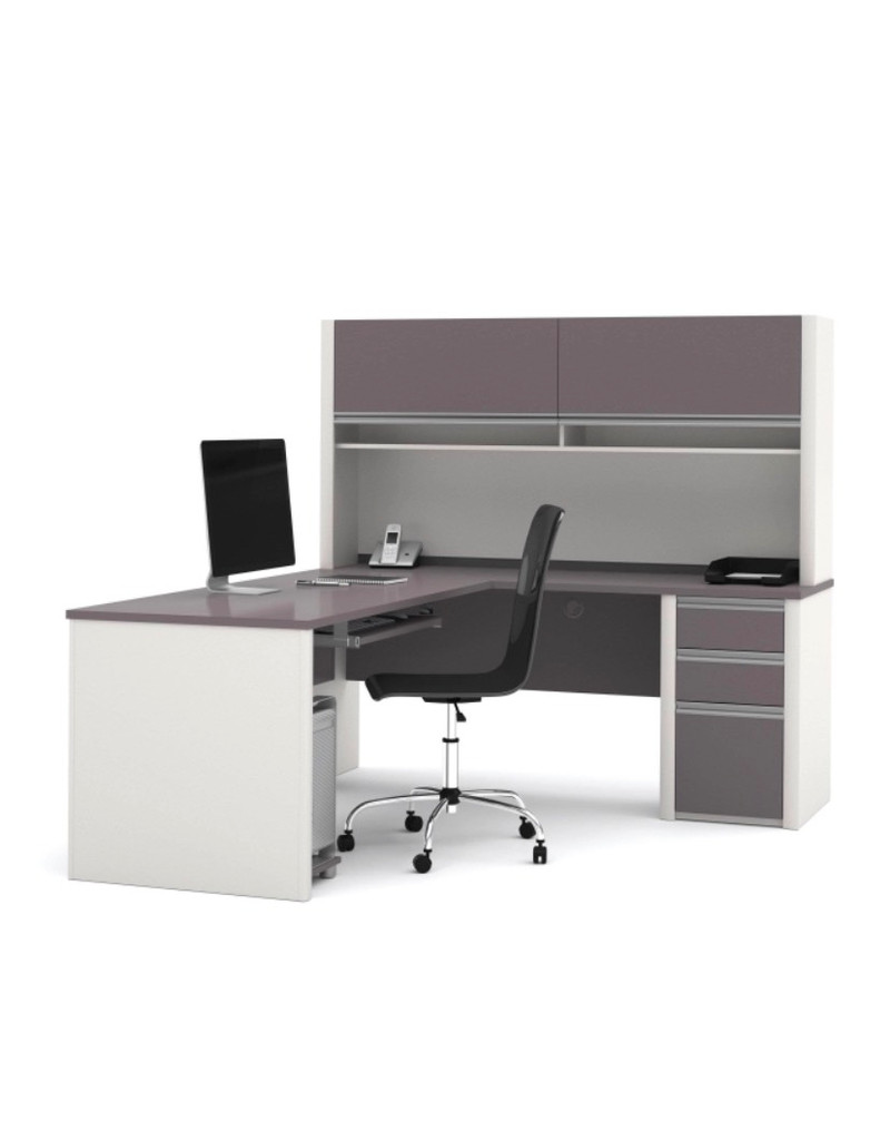 L shape Desk with Hutch Desks Oakville / Halton Region Kijiji