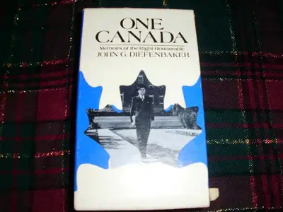 Memoirs of the late Right Honourable John G. Diefenbaker, volumes 1,2 ,and 3 soft cover books in a c...