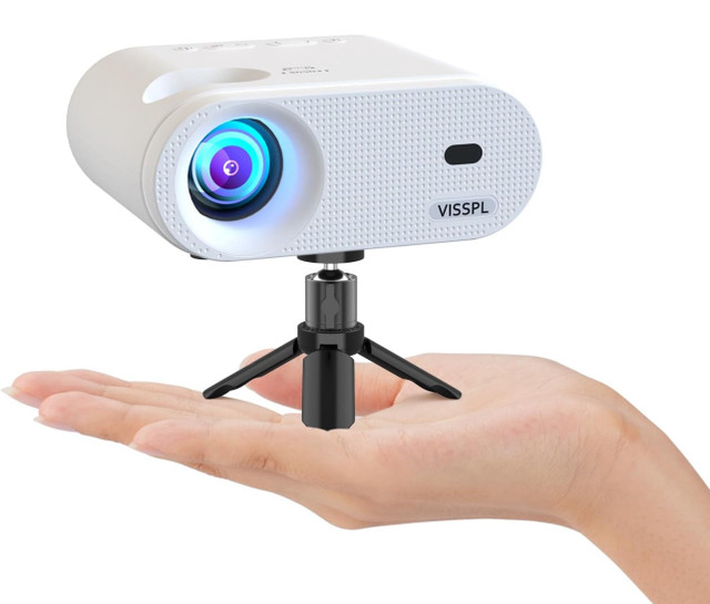 Mini Projector, Portable Projector with Tripod, 1080P Supported  in General Electronics in Mississauga / Peel Region