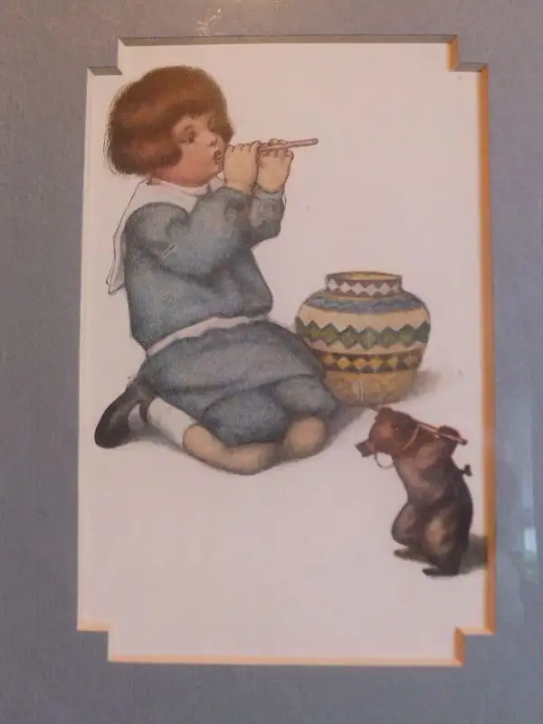 POSTCARD BESSIE PEASE GUTMANN FRAMED in Arts & Collectibles in London - Image 4