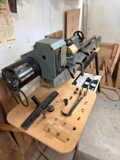 Delta 12” Variable Speed Wood Lathe + Duplicator, View more