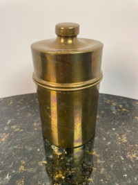 Vintage Brass Container