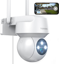 TOAIOHO 2K Security Camera Outdoor, Camera Surveillance