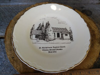 St Bartholomew Anglican Church In Gibsons, BC Collectible Plate