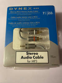 Mini to RCA Stereo Audio Cable