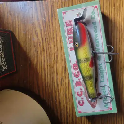 vintage fishing lure, View more