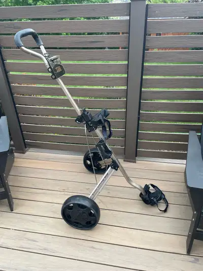 Cadie Evolution Plus 2 wheeled foldable push golf cart, View more