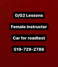 Female driving instructor available for lesson today