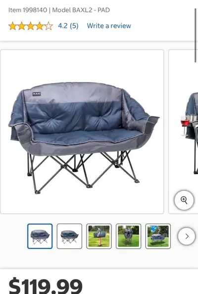 Sports Double Folding Chair, View more