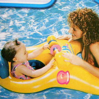 Inflatable both Mother & Baby Swimming Ring & Action Game Set