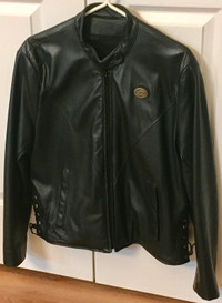 Women's black leather jacket like new