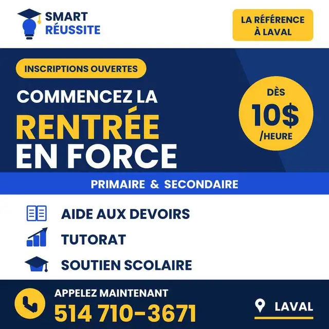 Smart Réussite - Homework Help and Tutoring in Laval