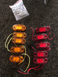 LED clearance marker lights. 