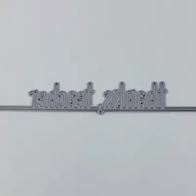 Lawn Fawn Thanks Teacher Border Die For Die-Cutting Machines Cards Crafts Used You Have Great Taste!...