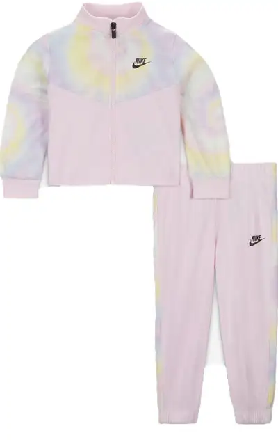 Nike Little Girls Full Zip Tricot Jacket And Pants 2 Piece Set, View more