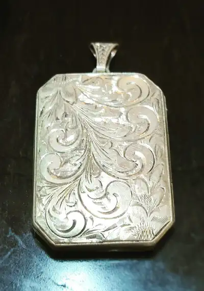 Vintage Sterling Silver Locket, View more