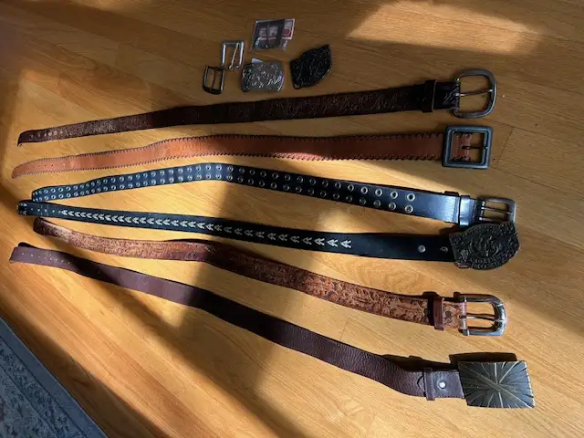 Men's leather belts, buckles in Men's in Saskatoon - Image 7