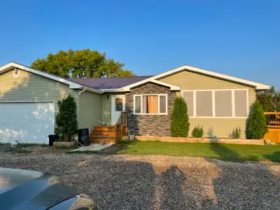 5 km out of Kamsack. House with 11.9 acres for sale. Finished concrete basement. Has town water and...